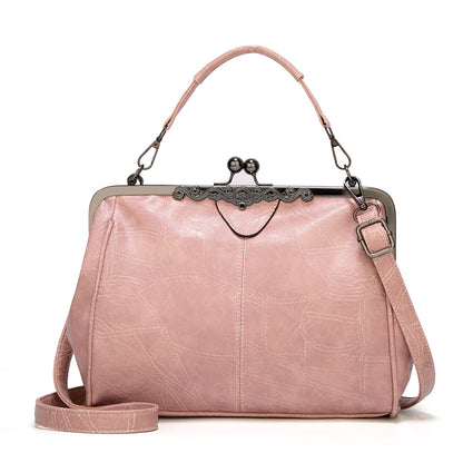 Women's Faux Leather Dumpling Shoulder Bag