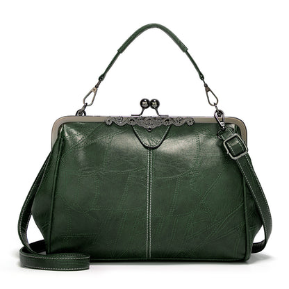 Women's Faux Leather Dumpling Shoulder Bag