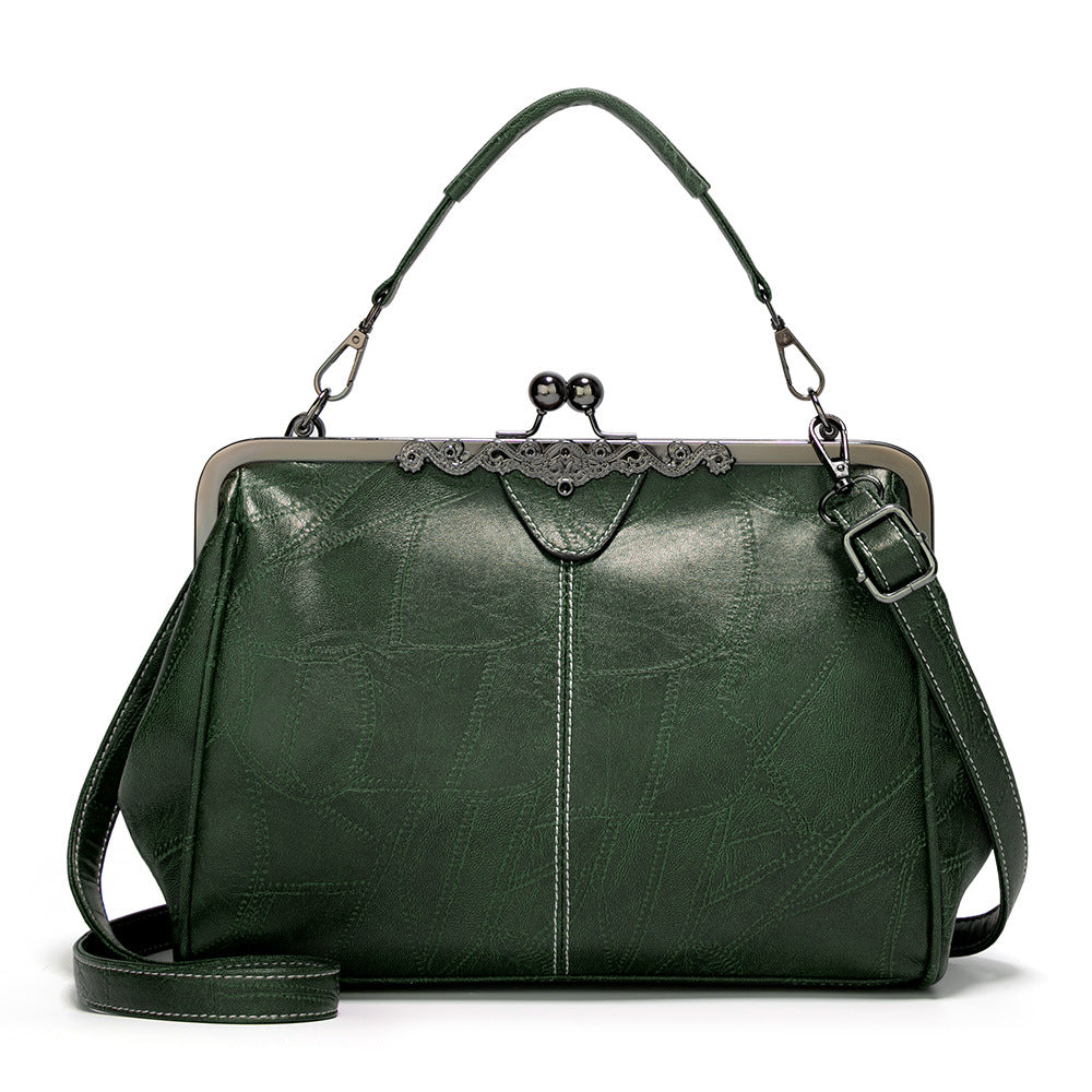 Women's Faux Leather Dumpling Shoulder Bag